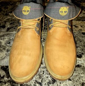 Timberland Men's Brown and Gray Boots